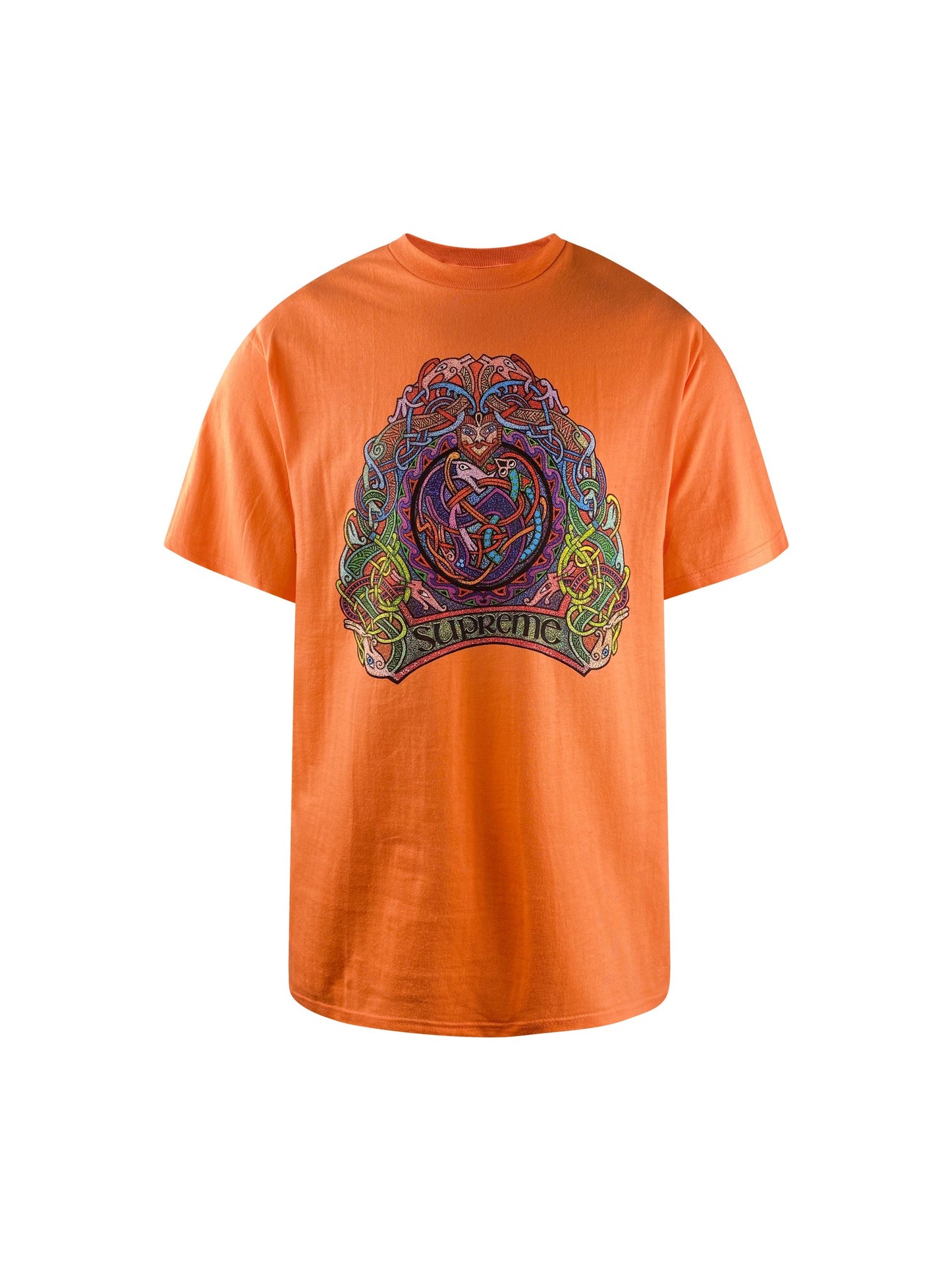 Supreme T-Shirt “Knot Tee” -neon orange