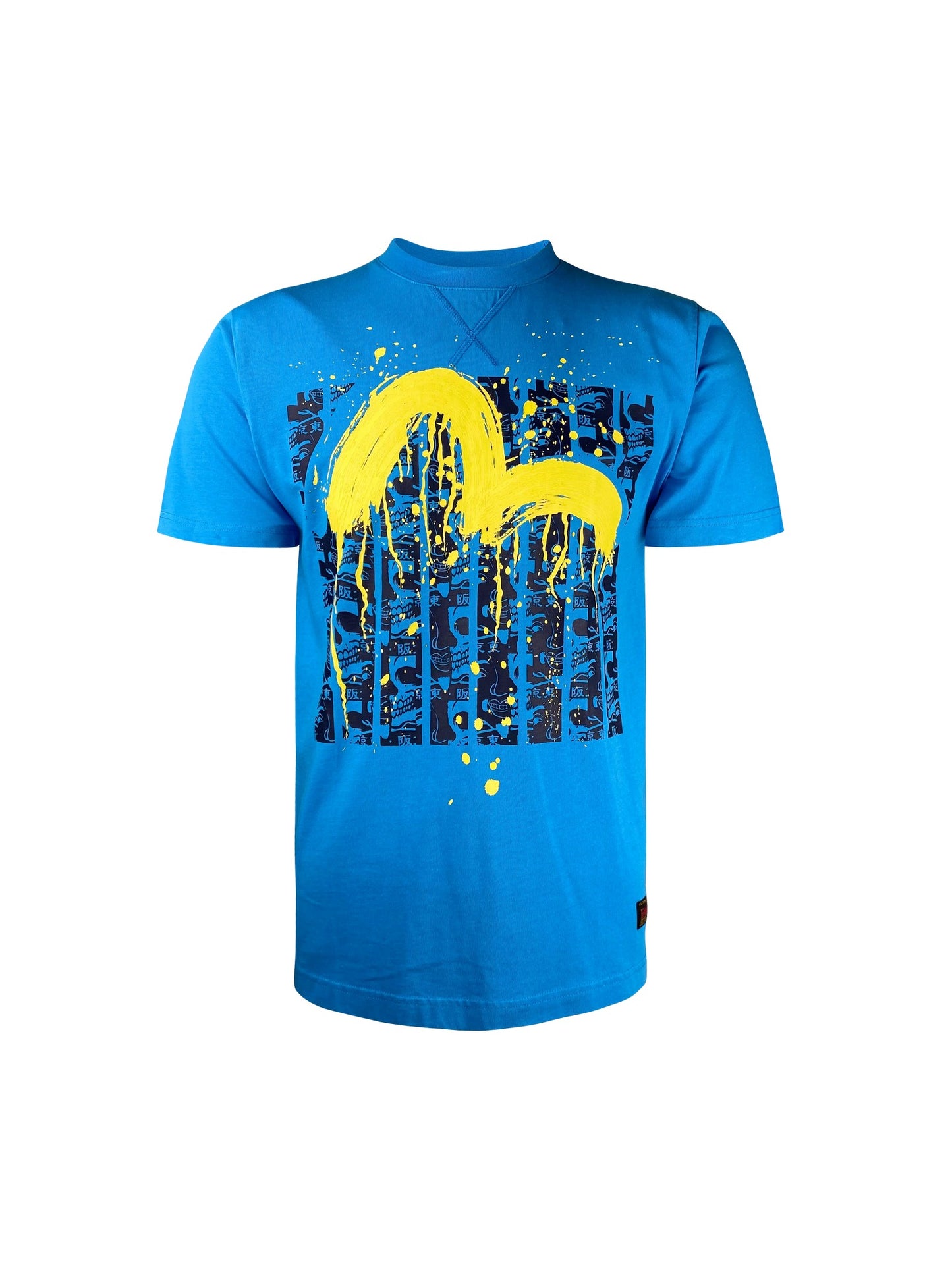 Evisu Tee "seagull style" -blue