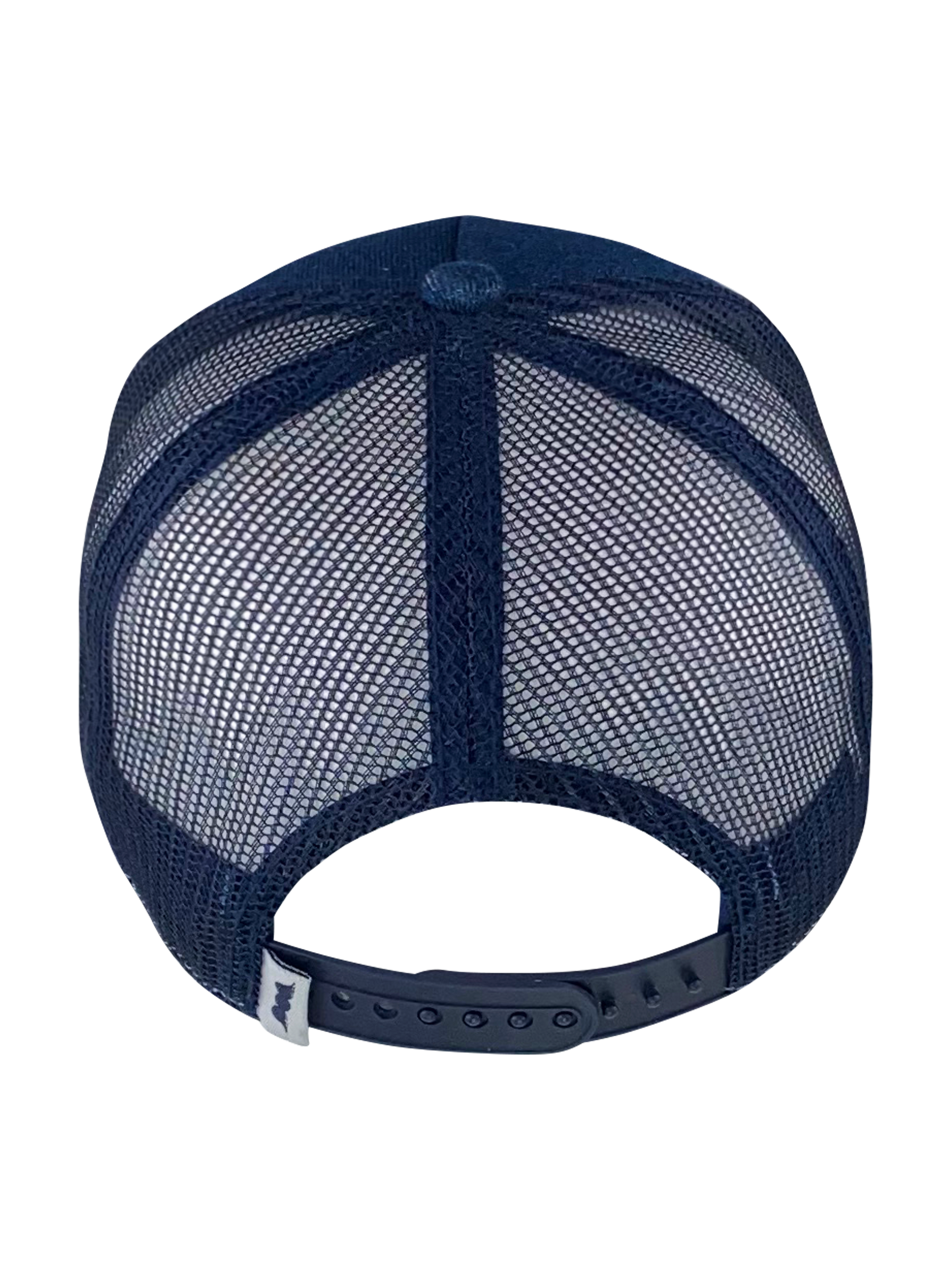 Von Dutch Cap “California Oval Patch“ - Navy, Kappe mit Meshware im hinteren Kopfbereich in blau von Von Dutch