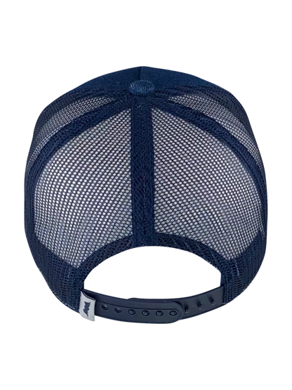 Von Dutch Cap “California Oval Patch“ - Navy, Kappe mit Meshware im hinteren Kopfbereich in blau von Von Dutch